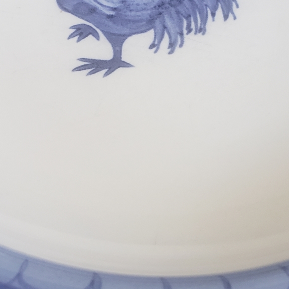 Folkcraft stoneware Morning Farm set of two salad small side dishes - Picture 4 of 14